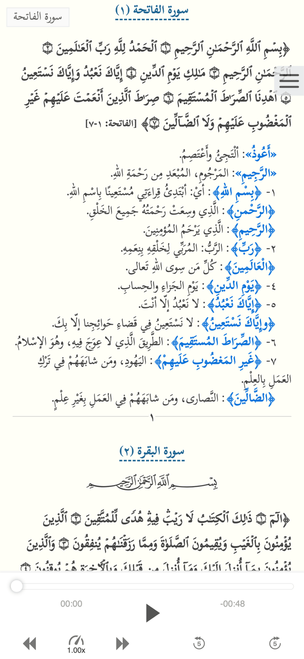 Interactive Tafsir screenshot 2